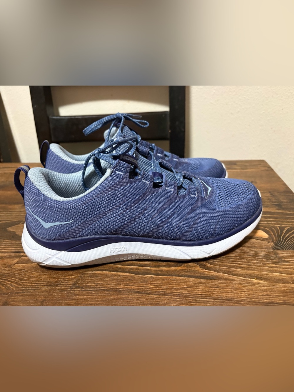 Hoka One One Hupana Knit Jacquard Size 7.5 Gently Used NO INSOLES Running Shoes